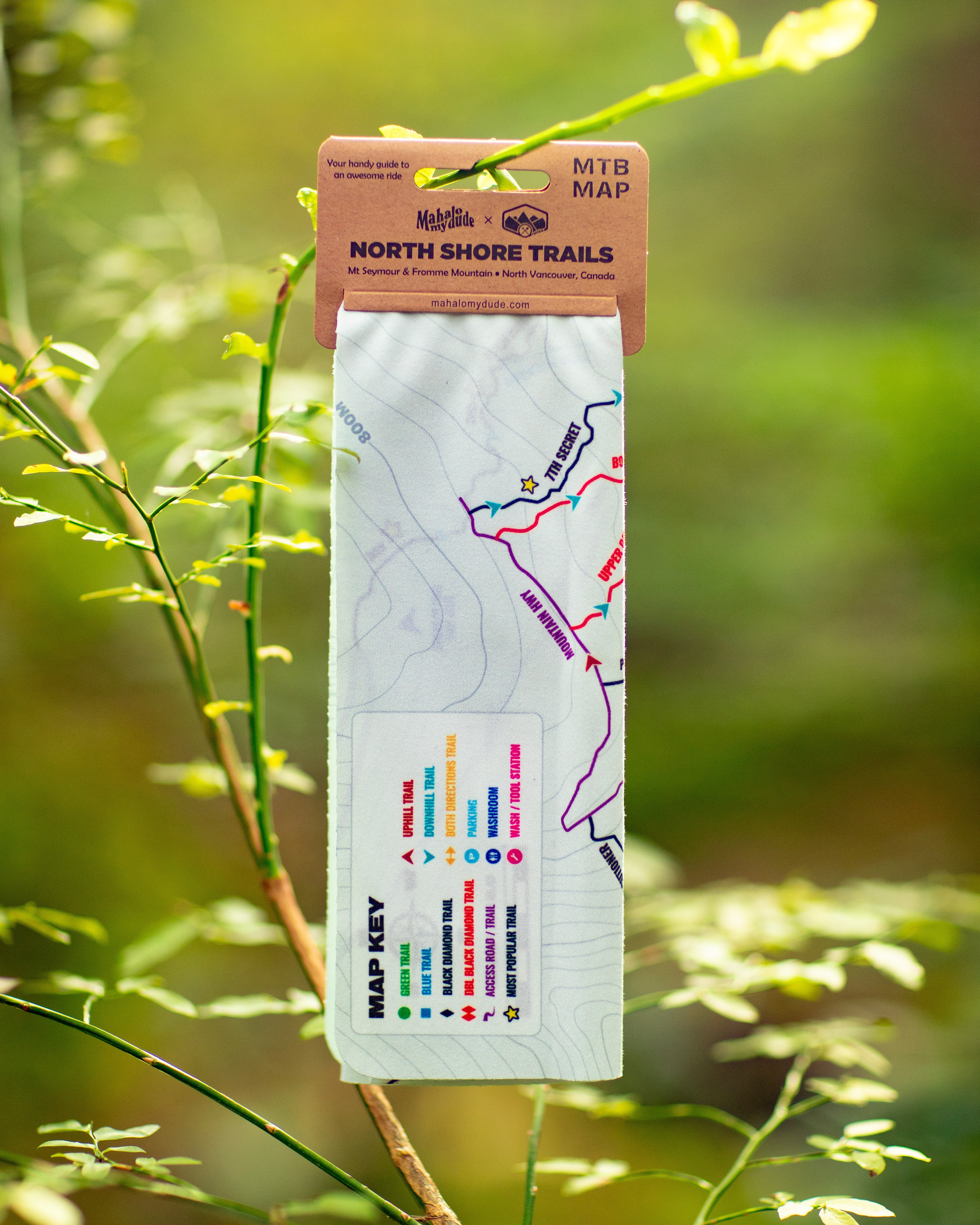 North Shore Trail Map Cloth - Main Image